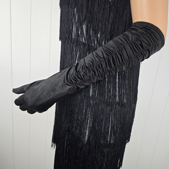 Flapper Fringe Dress CostumesUSA Amscan 1920’s Size Large - Picture 11 of 12